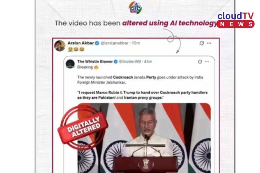 জয়শঙ্করের নামে ভাইরাল AI ভিডিও ভুয়ো! ফ্যাক্ট-চেকের পর সতর্কবার্তা PIB-এর