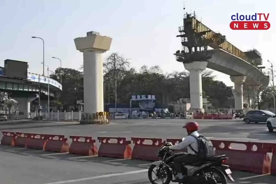 চিংড়িহাটা মেট্রো সংযুক্তিকরণের কাজ শুরু, দু’দফায় ৬০ ঘণ্টা যান নিয়ন্ত্রণ EM বাইপাসে