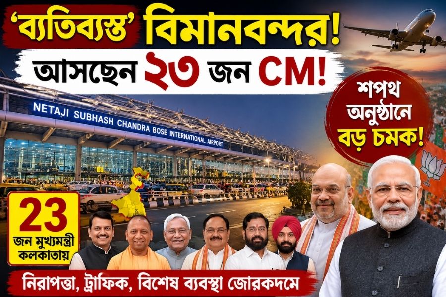 ‘ব্যতিব্যস্ত’ কলকাতা বিমানবন্দর! শপথ অনুষ্ঠানে আসছেন ২৩ জন মুখ্যমন্ত্রী
