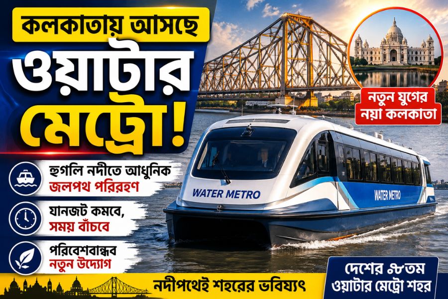 কলকাতায় আসছে ওয়াটার মেট্রো, বদলে যেতে পারে শহরের যাতায়াতের চিত্র