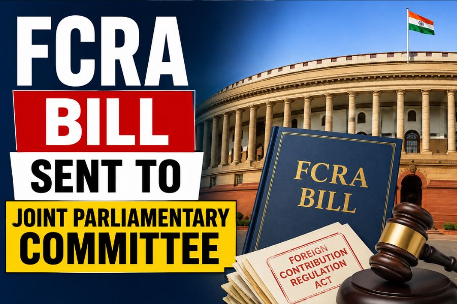 FCRA Bill নিয়ে বড় সিদ্ধান্ত কেন্দ্রের, যৌথ সংসদীয় কমিটিতে পাঠানো হল বিতর্কিত বিল