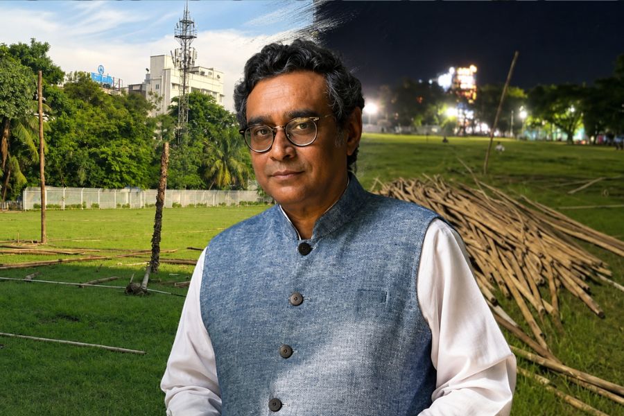 দেশপ্রিয় পার্কে মণ্ডপ ‘ভাঙচুর’ ঘিরে বিতর্ক! পুজোর ভবিষ্যৎ কি অনিশ্চিত? মুখ খুললেন স্বপন দাশগুপ্ত