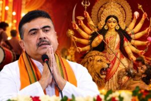 ‘ত্রুটিপূর্ণ বিজ্ঞাপনের জন্য ক্ষমা চেয়ে নিচ্ছি’, দুর্গার ১১ হাতের বিতর্কে ইতি টানলেন শুভেন্দু