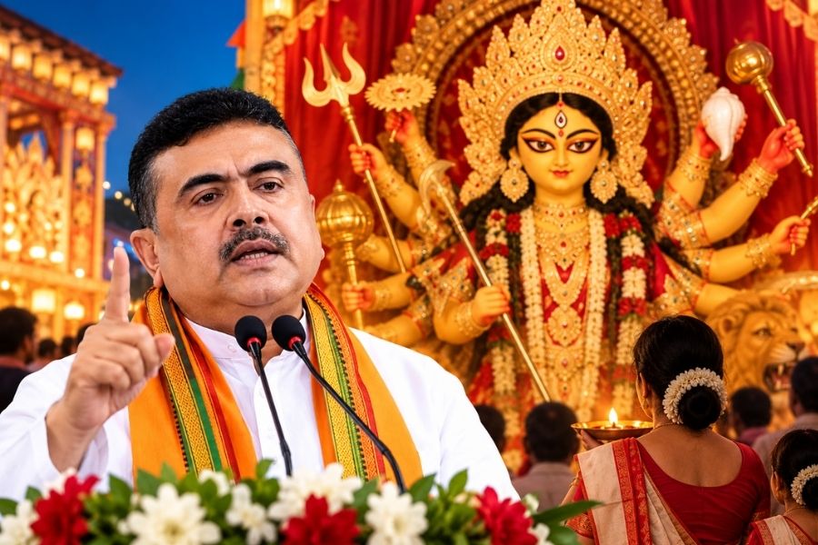 পুজো কমিটিকে ₹১ লক্ষ অনুদান, বিদ্যুৎ বিল মকুব, মহালয়ার আগে উদ্বোধন নয়! দুর্গাপুজোয় বড় ঘোষণা শুভেন্দুর