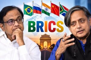 ‘ব্রিকস থেকে লাভ কী?’ চিদম্বরমের প্রশ্ন, উল্টো ছবি দেখালেন থারুর